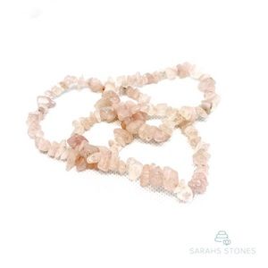 Rose Quartz handmade bracelet